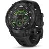 imageGarmin Instinct Crossover AMOLED Rugged Hybrid GPS Smartwatch with Analog Watch Hands and Bright AMOLED Display BronzeSunburst with Cocoa Silicone BandBlack