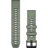 imageGarmin QuickFit 20mm BlackPebble Gray Silicone BandWillowGraphite