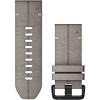 Shale Gray Suede Leather