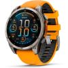 Titanium with Orange/Graphite Band