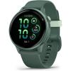 imageGarmin vvoactive 6 Health and Fitness GPS Smartwatch AMOLED Display Up to 11 Days of Battery Metallic Jasper Green with Jasper Green BandJasper Green