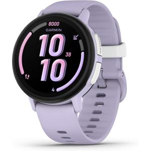 imageGarmin Bounce 2 Kids Smartwatch with Calling Messaging and Location Tracking Features Slate GrayLight Purple