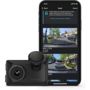 imageGarmin Dash Cam X310 Compact 4k Ultra HD Touchscreen Dash Cam with a 140degree Field of View Built in Clarity Polarizer Voice Controlled GPS 24 Display Automatic RecordingX310