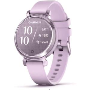imageGarmin Lily 2 Small and Stylish Smartwatch Hidden Display Patterned Lens Up to 5 Days Battery Life CoconutLilac