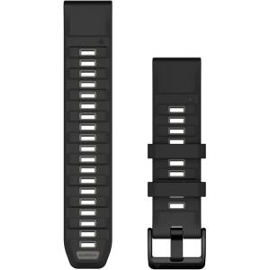 imageGarmin QuickFit 20mm BlackPebble Gray Silicone BandBlackPebble Gry