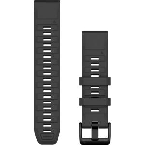 imageGarmin QuickFit 20mm BlackPebble Gray Silicone BandGraphite