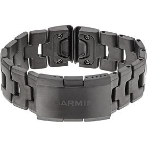 imageGarmin QuickFit 22 Watch Band  Jacquardweave Nylon Strap  Heathered BlackCarbon Gray
