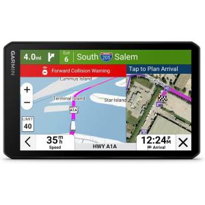 imageGarmin dzl OTR1020 ExtraLarge HighRes 10 GPS Truck Navigator Custom Routing Satellite Imagery Wind Speed CommunityShared Loading Docks Entrances and Parking7 with Dash Cam