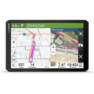 imageGarmin dzl OTR1020 ExtraLarge HighRes 10 GPS Truck Navigator Custom Routing Satellite Imagery Wind Speed CommunityShared Loading Docks Entrances and Parking8