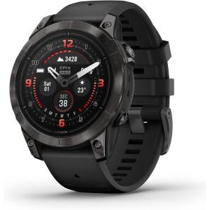 imageGarmin epix Pro Gen 2 Sapphire Edition 51mm High Performance Smartwatch Advanced Training Technology Builtin Flashlight BlackCarbon Gray DLC Titanium w Black Band
