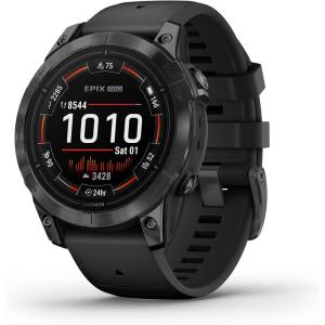 imageGarmin epix Pro Gen 2 Sapphire Edition 51mm High Performance Smartwatch Advanced Training Technology Builtin Flashlight BlackSlate Gray with Black Band