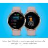 imageGarmin Venu 3 Silver Stainless Steel Bezel 14Inch AMOLED Touchscreen Display Smart Watch with 45mm Whitestone Case and Silicone BandDust Rose