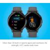imageGarmin Venu 3 Silver Stainless Steel Bezel 14Inch AMOLED Touchscreen Display Smart Watch with 45mm Whitestone Case and Silicone BandPebble Gray