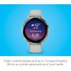 imageGarmin Venu 3 Silver Stainless Steel Bezel 14Inch AMOLED Touchscreen Display Smart Watch with 45mm Whitestone Case and Silicone BandSage Gray