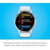 imageGarmin Venu 3 Silver Stainless Steel Bezel 14Inch AMOLED Touchscreen Display Smart Watch with 45mm Whitestone Case and Silicone BandWhitestone