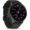 imageGarmin D2 Air X15 Touchscreen Aviator Smartwatch with GPS Aviation Weather Flashlight Health and Wellness Features and More Slate with Black Silicone Band