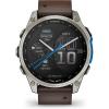 imageGarmin D2 Mach 2 47mm Touchscreen Aviator Smartwatch with GPS Moving Map Aviation Weather Health and Wellness Features Flashlight and More Oxford Brown Leather Band