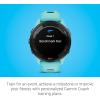 imageGarmin Forerunner 265S Running Smartwatch Colorful AMOLED Display Training Metrics and Recovery Insights Whitestone and Neo TropicAqua and Black