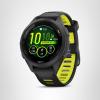 imageGarmin Forerunner 265S Running Smartwatch Colorful AMOLED Display Training Metrics and Recovery Insights Whitestone and Neo TropicBlack and Amp Yellow