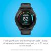 imageGarmin Forerunner 265S Running Smartwatch Colorful AMOLED Display Training Metrics and Recovery Insights Whitestone and Neo TropicBlack and Powder Gray