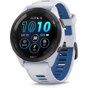 imageGarmin Forerunner 265S Running Smartwatch Colorful AMOLED Display Training Metrics and Recovery Insights Whitestone and Neo TropicWhitestone and Tidal Blue