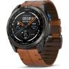 imageGarmin D2 Mach 2 Pro Carbon Gray DLC Titanium with Chestnut Leather Band