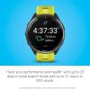 imageGarmin Forerunner 965 Running Smartwatch Colorful AMOLED Display Training Metrics and Recovery Insights Black and Powder Gray 0100280900Amp Yellow and Black