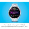 imageGarmin Forerunner 965 Running Smartwatch Colorful AMOLED Display Training Metrics and Recovery Insights Black and Powder Gray 0100280900Whitestone and Powder Gray