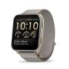 imageGarmin Venu X1 Thin and Lightweight GPS Smartwatch AMOLED Display Advanced Health and Fitness Features Soft Gold with Titanium Caseback and French Gray ComfortFit Nylon BandSoft Gold with French Gray