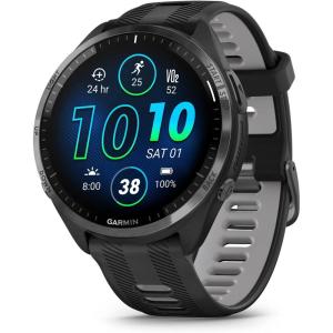 imageGarmin Forerunner 965 Running Smartwatch Colorful AMOLED Display Training Metrics and Recovery Insights Black and Powder Gray 0100280900Black and Powder Gray