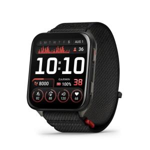 imageGarmin Venu X1 Thin and Lightweight GPS Smartwatch AMOLED Display Advanced Health and Fitness Features Soft Gold with Titanium Caseback and French Gray ComfortFit Nylon BandBlack