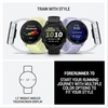 image:imageGarmin Forerunner 70 EasytoUse GPS Running Smartwatch Advanced Training Metrics and Recovery Insights Up to 13 Days of Battery Life Cool LavendarCitron