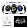 image:imageGarmin Forerunner 70 EasytoUse GPS Running Smartwatch Advanced Training Metrics and Recovery Insights Up to 13 Days of Battery Life Cool LavendarRed Pink with Mango