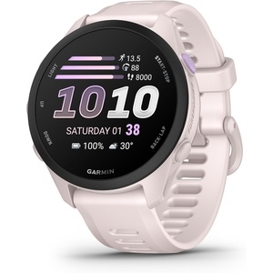 image:imageGarmin Forerunner 70 EasytoUse GPS Running Smartwatch Advanced Training Metrics and Recovery Insights Up to 13 Days of Battery Life Cool LavendarSoft Pink