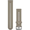 image:imageGarmin Quick Release Bands 20mmSandstone with Silver Hardware