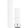 image:imageGarmin Quick Release Bands 20mmWhite with Silver Hardware
